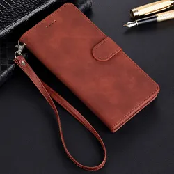 VIVO IQOO Z10 Turbo Leather Flip Case - Frosted Business Card Holder & Shockproof Cover for Vivo iqoo z10 turbo+ (Dark Brown)