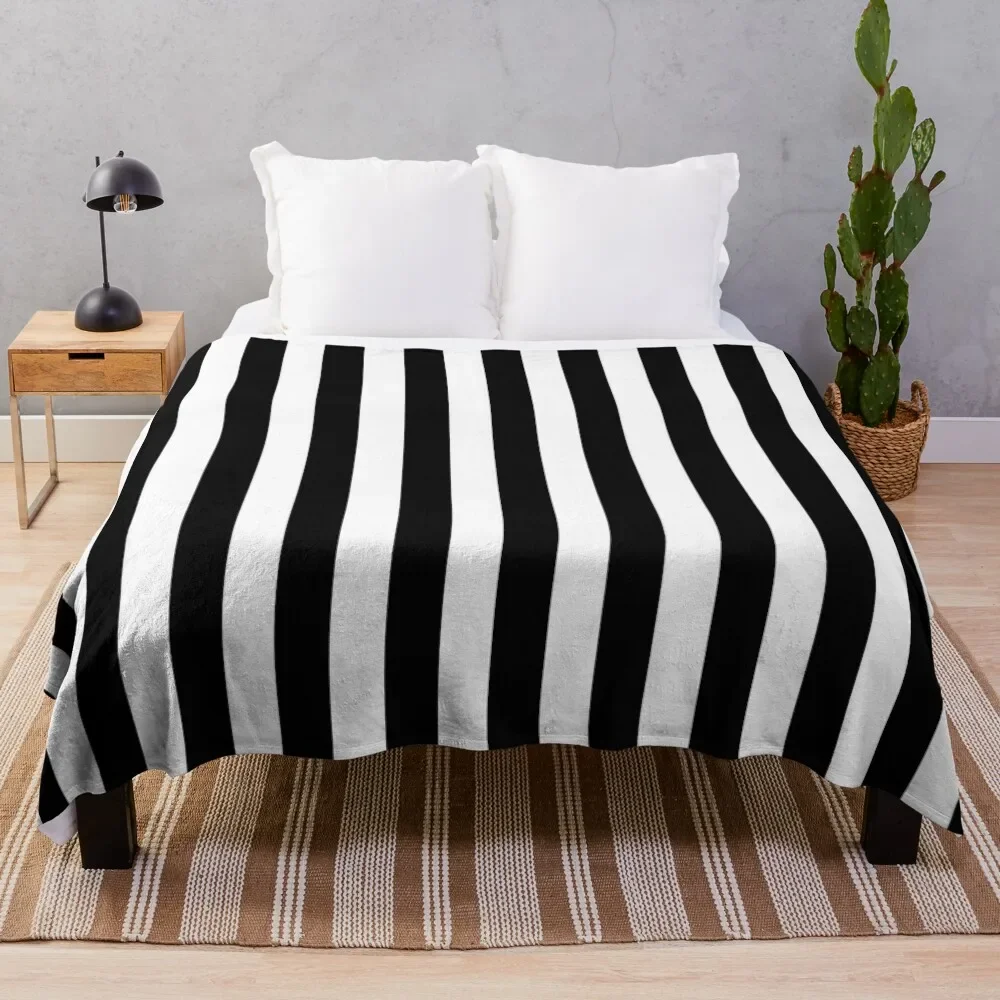 

Black and White Stripes Duvet Cover Throw Blanket sofa bed Kid'S Sofa Blankets