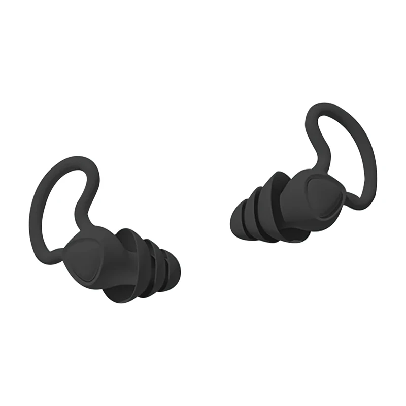 

1Pair Earplugs For Noise Reduction Earplug Silicone Earplug For Sleeping Airplanes Noise Sensitivity Sleeping Cap