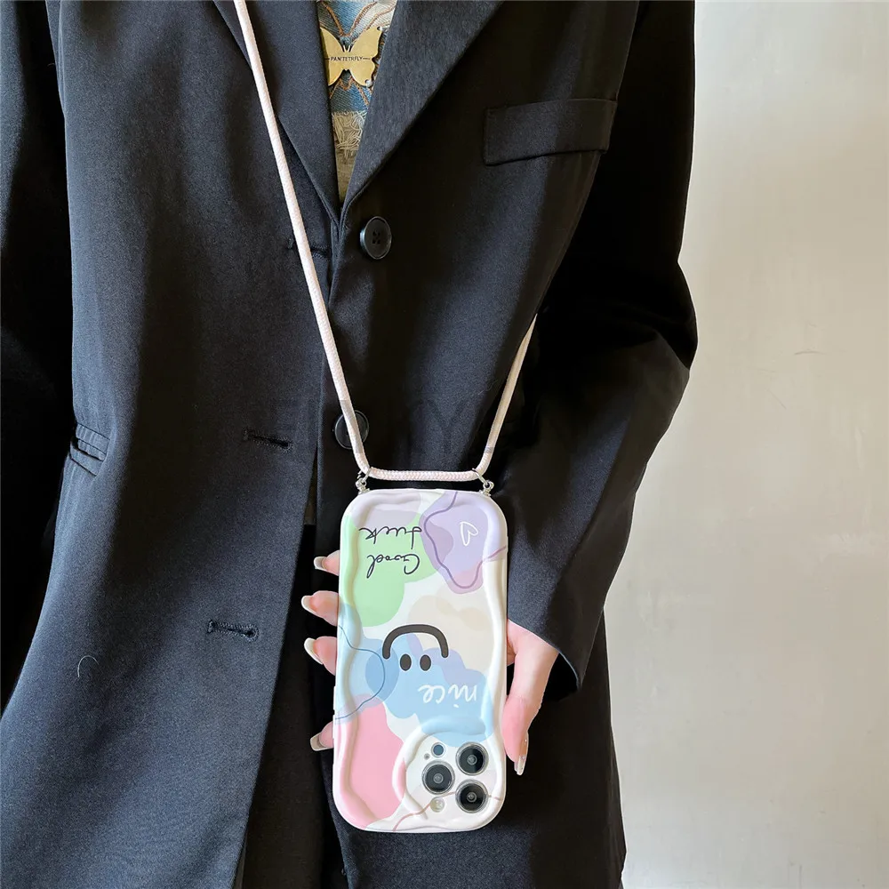 Crossbody Lanyard Soft Phone Cover