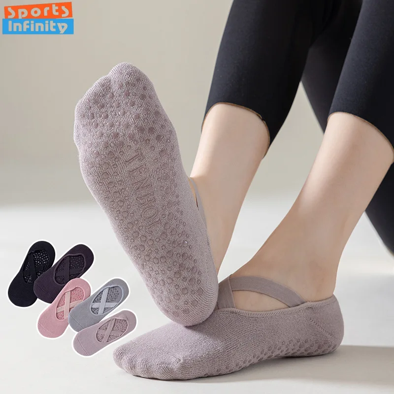 Yoga Socken Für Damen - 3er Pack Rutschfeste Pilates Socken Mit Zehentrennung
