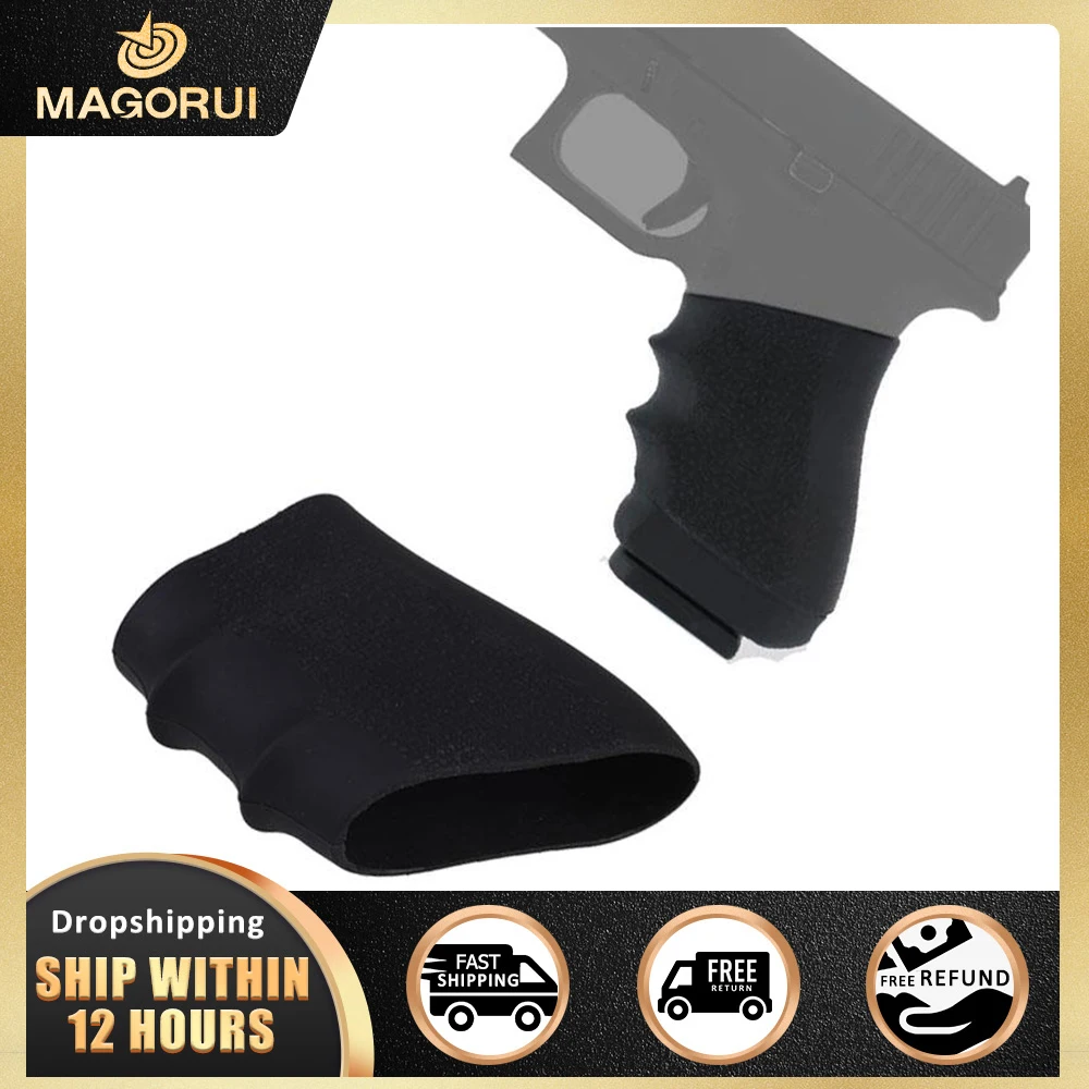 Magorui Rubber Grip Sleeve For Glock 17 19 20 26, S&W, Sigma, SIG Sauer