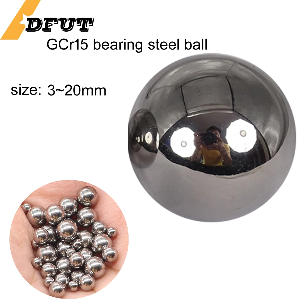 Roulements à billes en acier GCr15 Ik3 mm 4mm 5mm 6mm 7mm 8mm 9mm 20mm, perles en acier fronde