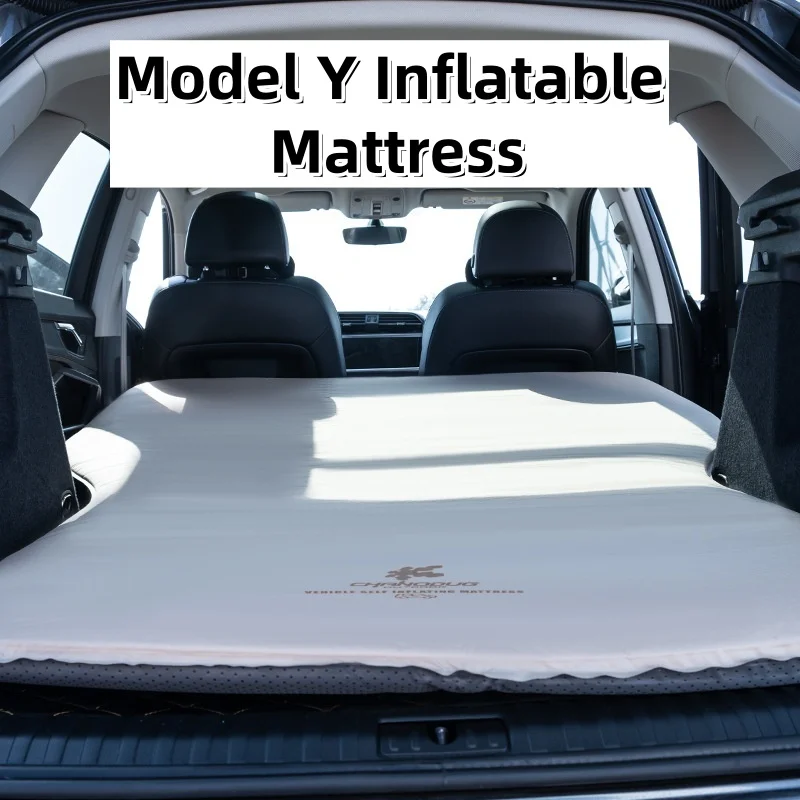 For Model Y Self-Inflating Trunk Travel Mattress Outdoor Car AirCushion Bed Automatic Inflatable Self-Driving Sleeping Pad