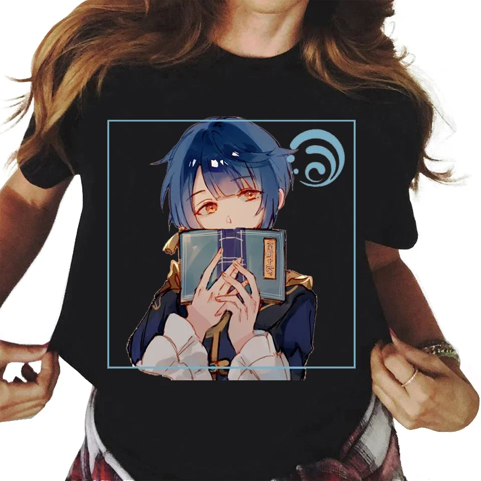 Рисунок 2 - Женская футболка с графическим принтом Genshin Impact