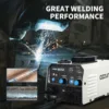 MIG Welder,Flux Core Welder Machine 110V 130Amp, Gasless MIG Welding Machine IGBT Inverter Welder Portable Wire Feed Welder 3