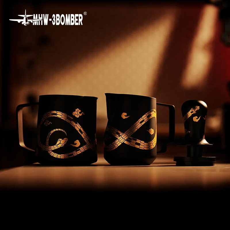 MHW 3BOMBER Milk Frothing Pitcher Steaming Jug Lar...