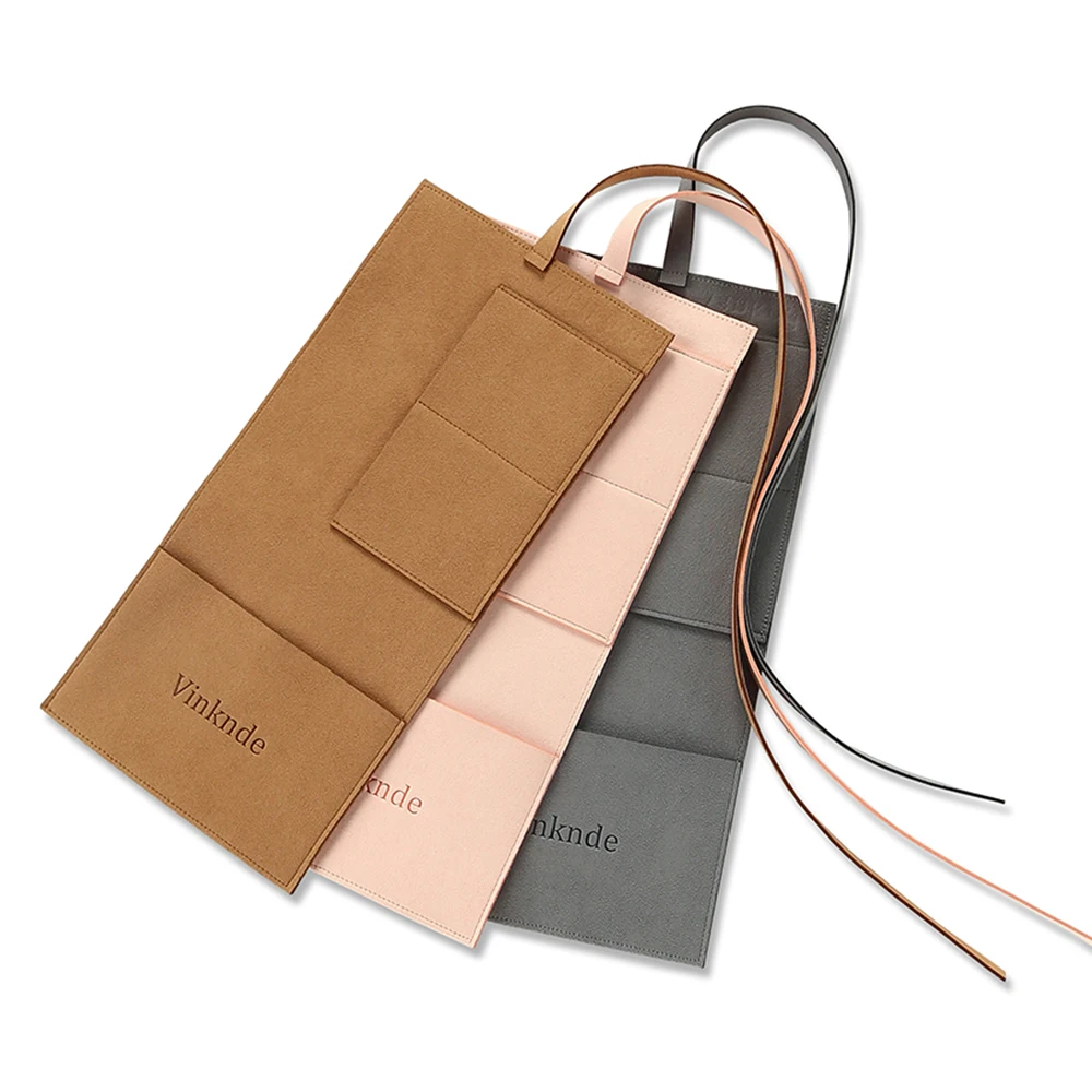 Mikrofaser-Schmuckbeutel mit individuellem Logo, Reisezubehör, Kabel-Geschenktaschen für Kopfhörer, Handy-Ladegeräte, Elektronik-Organizer – Detail 8