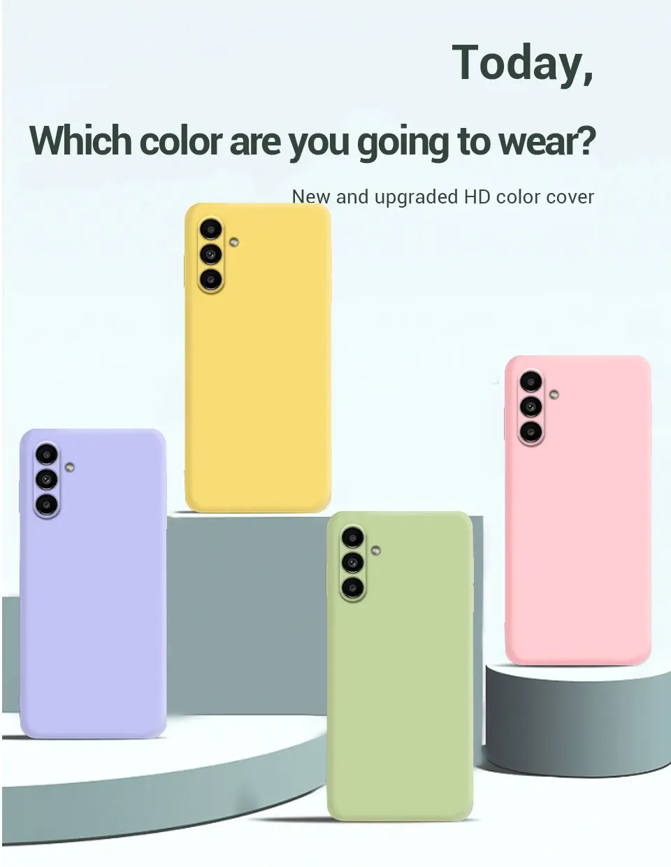 Premium Liquid Soft Silicone TPU Phone Case - Sleek Back Cover s
