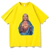 Young Miko Print T-Shirt Unisex Fashion Trend Loose Cotton Round Neck Short Sleeve Men's T-shirt Clothing Summer Streetwear Tops 6