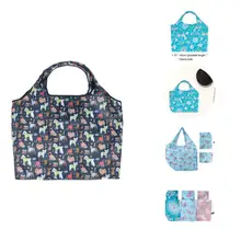 

Useful Grocery Pouch Waterproof Reusable Eco-friendly Printed Shopping Bag Storage Pouch Shopping Bag