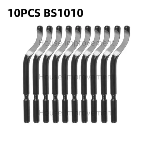 Deburring Tool Set with 11pcs High Speed Steel Swivel Blades Burr Removal Tool for Metal Resin PVC Pipes Copper Plastic Aluminum - Image 19
