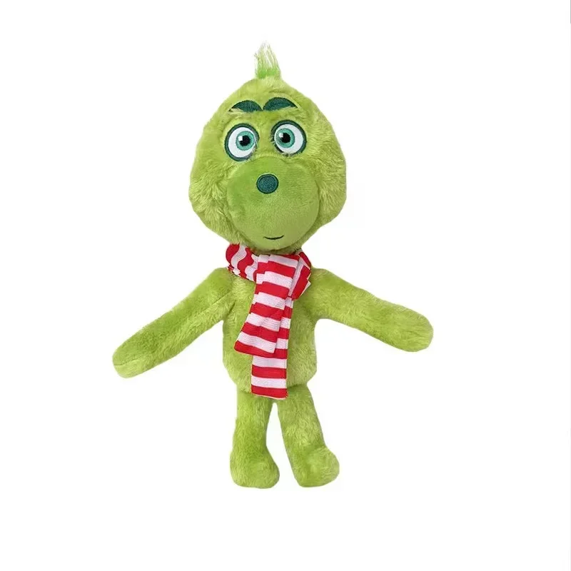 Grinch Plush Toy - Cartoon Style Holiday Decor and Gift
