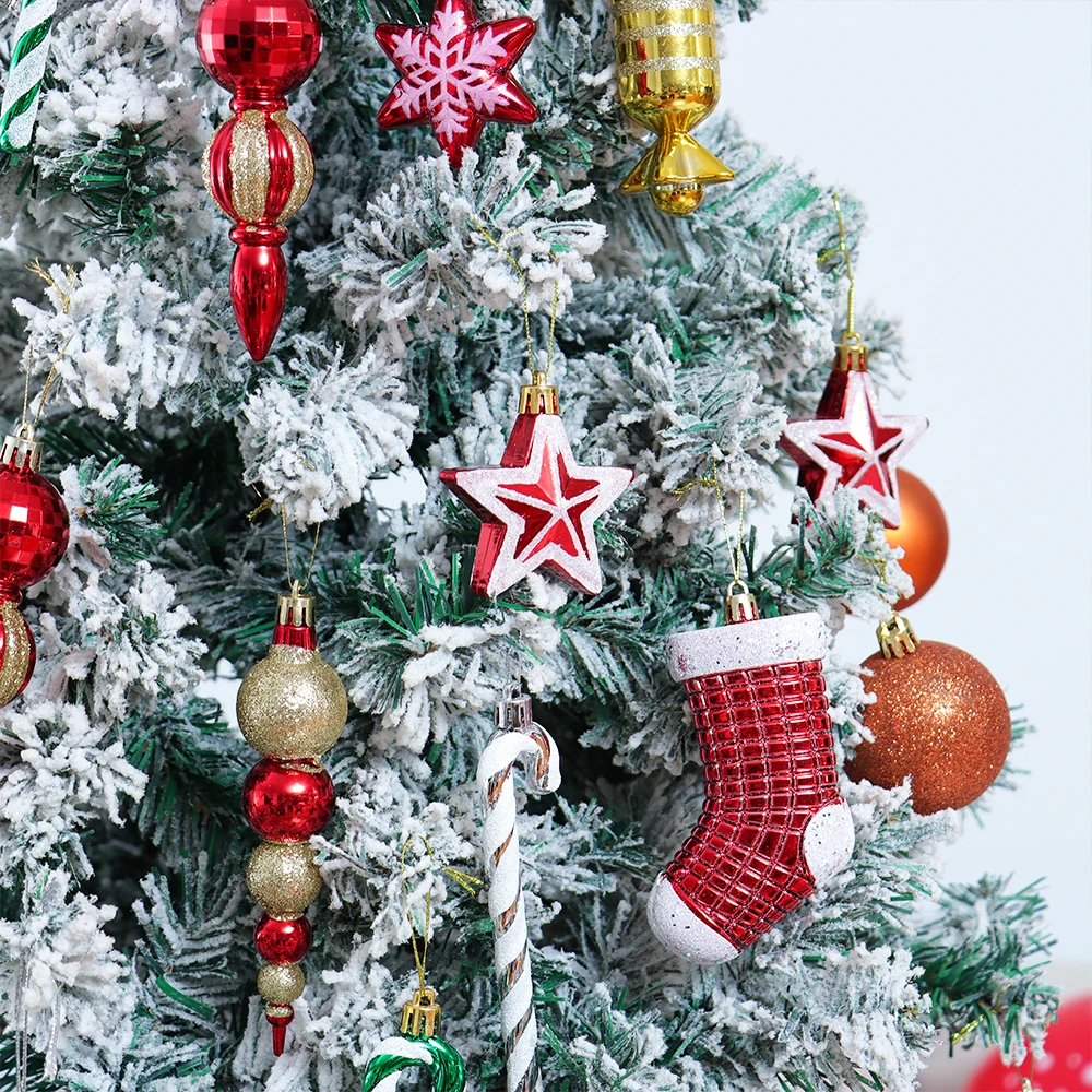 3/6Pcs Christmas Tree Mini Candy Cane Hanging Holiday Party Ornament DIY Decor Cute Party Decorations Gifts Home Supplies