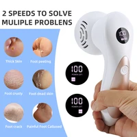 Electric Foot Callus Remover Kit Rechargeable Callous Removers Portable Foot File for Dead Hard Cracked Dry Skin Pedicure Tools 2