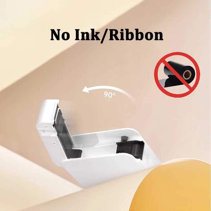 Holyhah P0 طابعة ملصقات لاسلكية محمولة طابعة ملصقا...