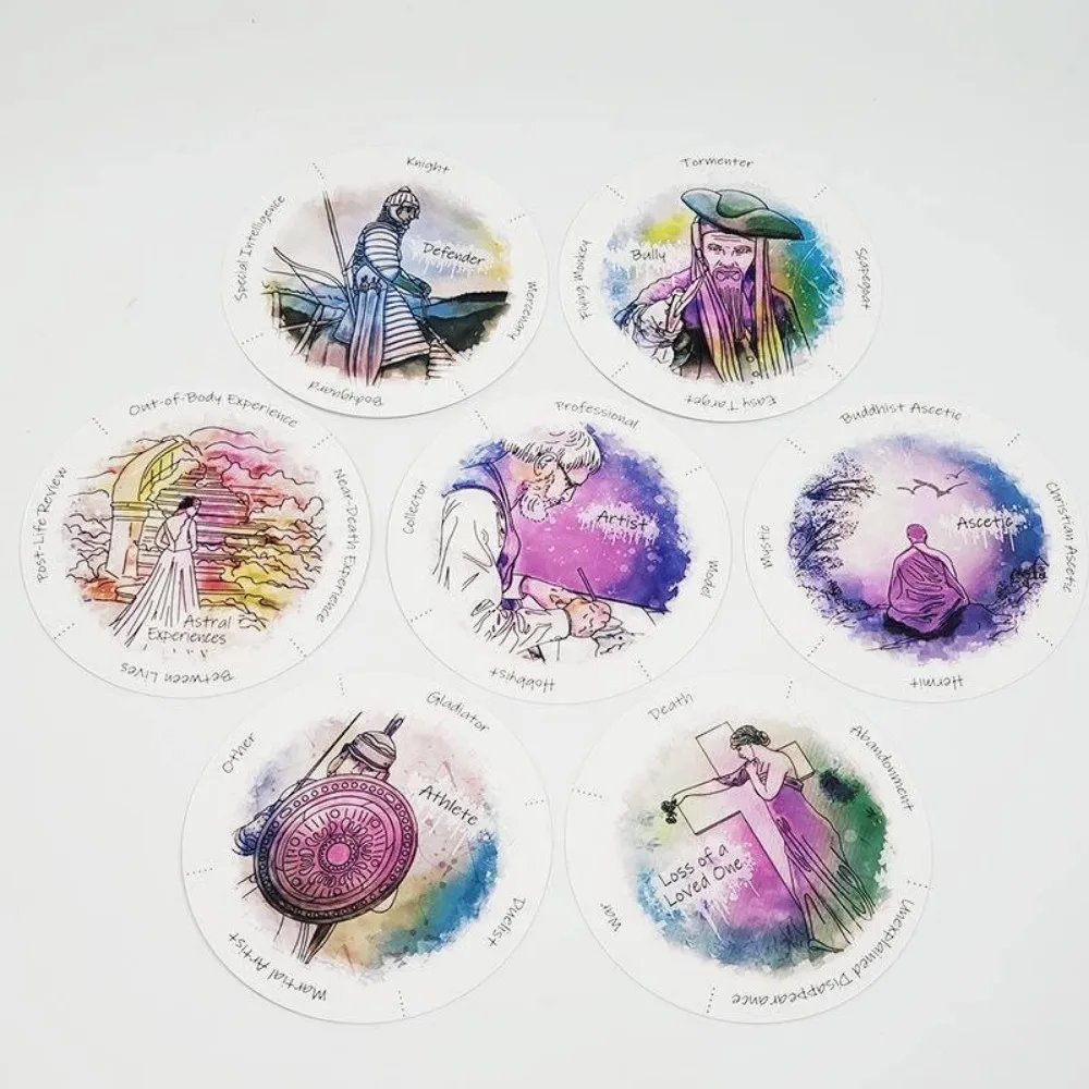 Uncover Your Past Lives (Circle Card) Uncover Your Past Lives Oracle Card 4