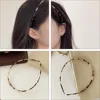 Tortoise Headbands Tortoiseshell Headband with Non- Leopard Celluloid Hairband Hair Accessories for 4