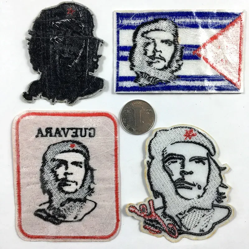 Iron on Embroidery Cloth Patches Che Guevara Clothing Embroidered Patches Thermoadhesive Badges Avatar Logo Stickers DIY Clothes