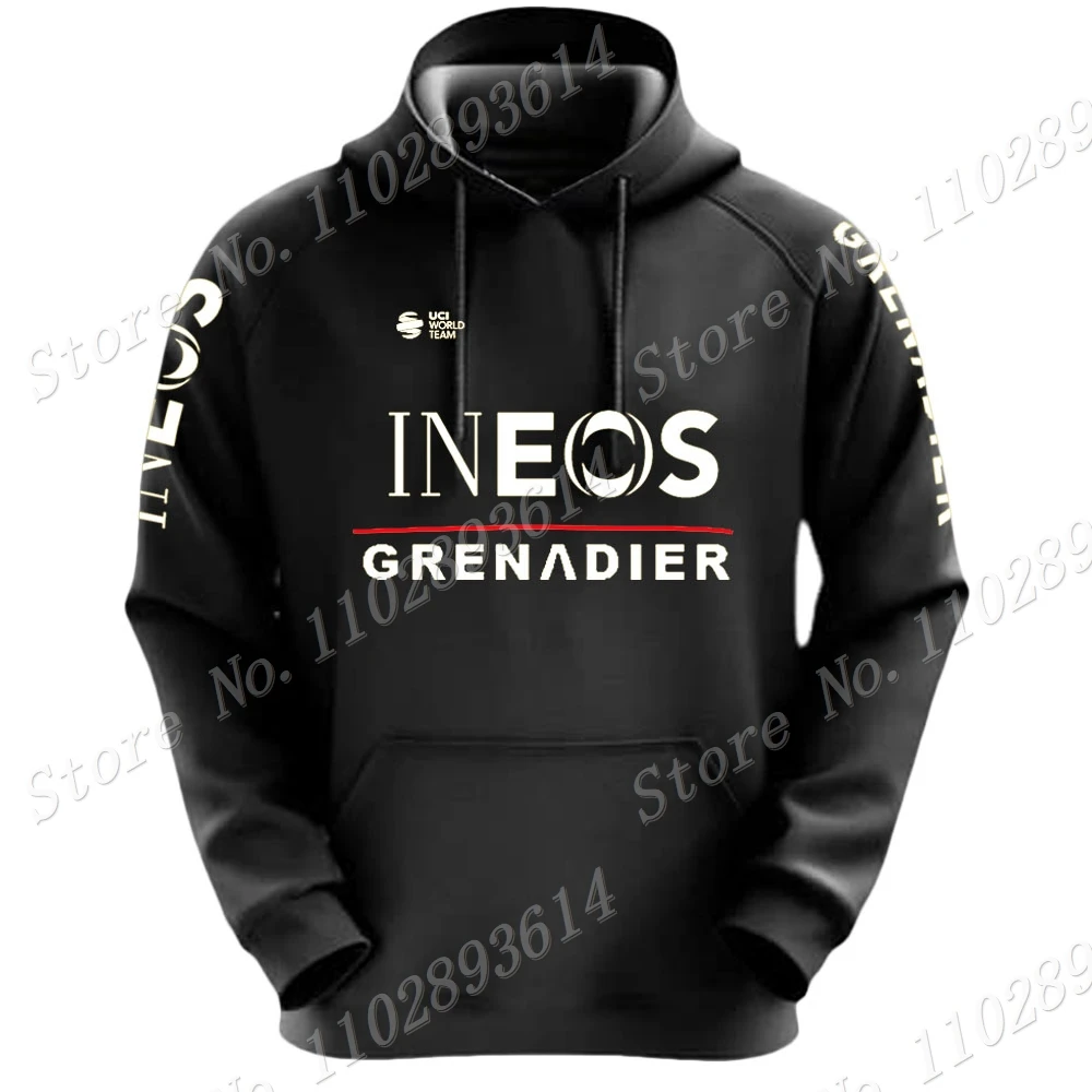 

Черная Толстовка Ineos Grenadier 2023, мужская повседневная толстовка, осенне-зимние толстовки, одежда для велоспорта, толстовка, уличная одежда, спортивная одежда