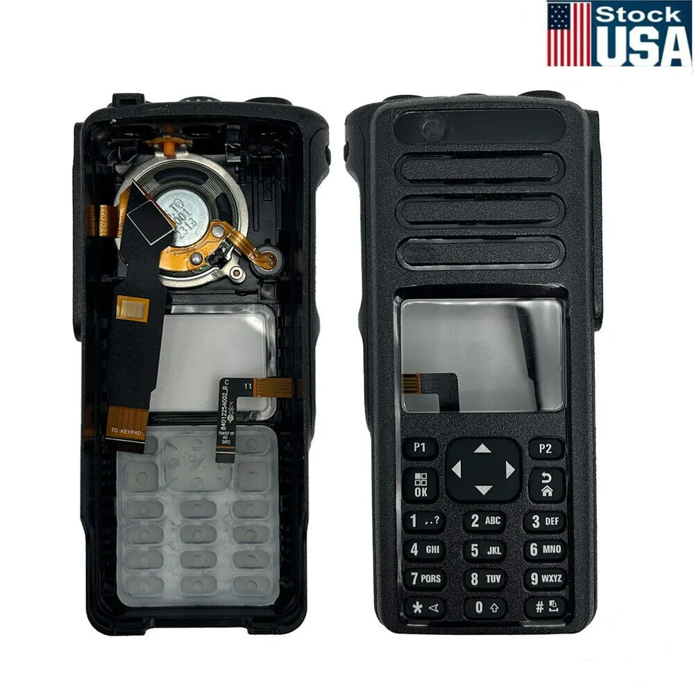 Replacement Housing Case Front Cover kit With Speaker For  DP4800 DP4801 XPR7550 DGP8550 XPR7580 Two Way Radio