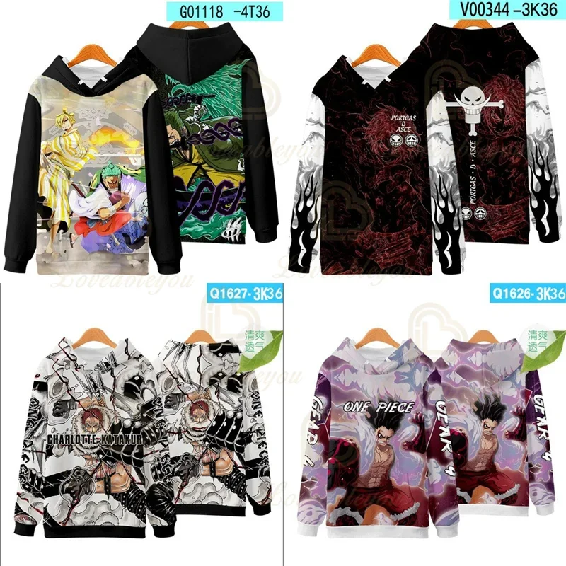 Thousand Sunny Uta Felpa Con Cappuccio Nami Monkey D. Rufy Felpa Intera Zoro Uomini E Donne Trafalgar Law Costumi Cosplay Oversize