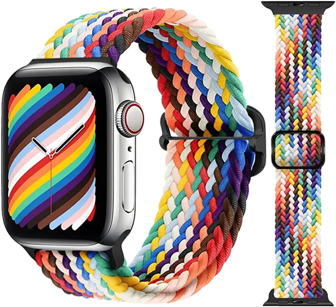 Nylon Braided Solo Loop Watch Band Strap – Universal Fit