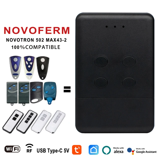 Wifi Smart Tuya NOVOFERM NOVOTRON TORMATIC Controller RF Function Converter for 502 MAX43-2 504 MAX43-4 512 MIX 43-2 Alexa Work 2