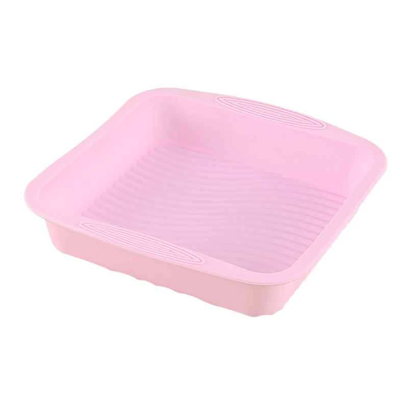 1pc Non-Stick Square Silicone Mold Cake Pan Baking Tools Mould For Cake Heat Resistant Bread Mold