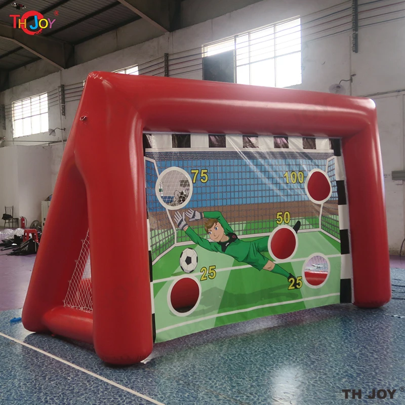 4x2m inflatable football soccer toss game,inflatable football target,inflatable soccer shooting goal 3