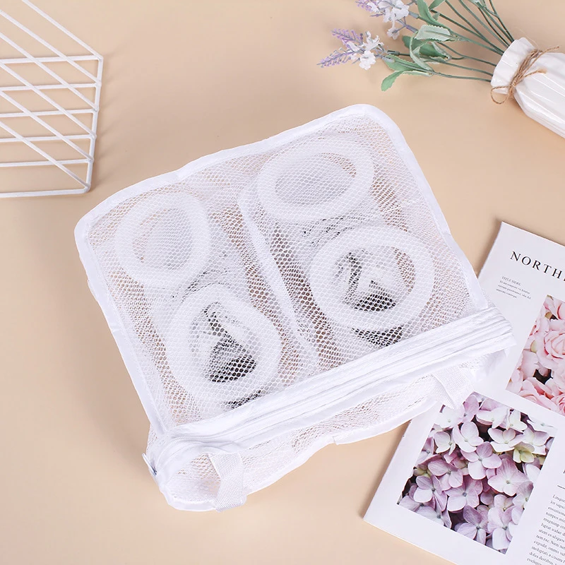 Shoes Laundry Bag Coarse Net Dirty Canvas Shoes Storage Pouch Hangbag Sneakers Wash Protection Sleeve Slippers Washing Bags