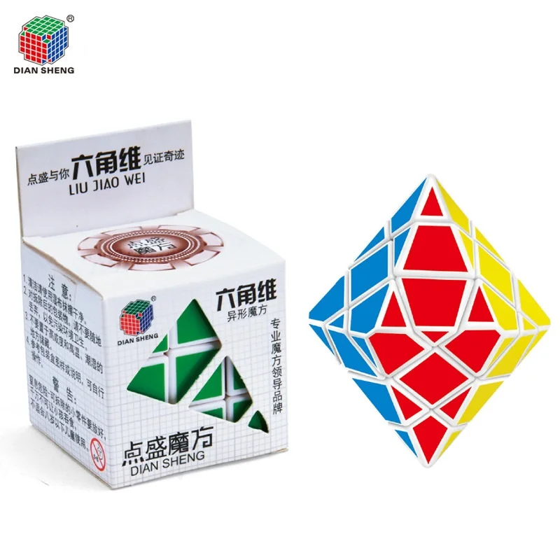 DS 3 Camadas 6-corner-Dimension cubo Pirâmide Hexagonal 3x3x3 Cubo Mágico  Brinquedo Quebra-cabeça Educacional - AliExpress