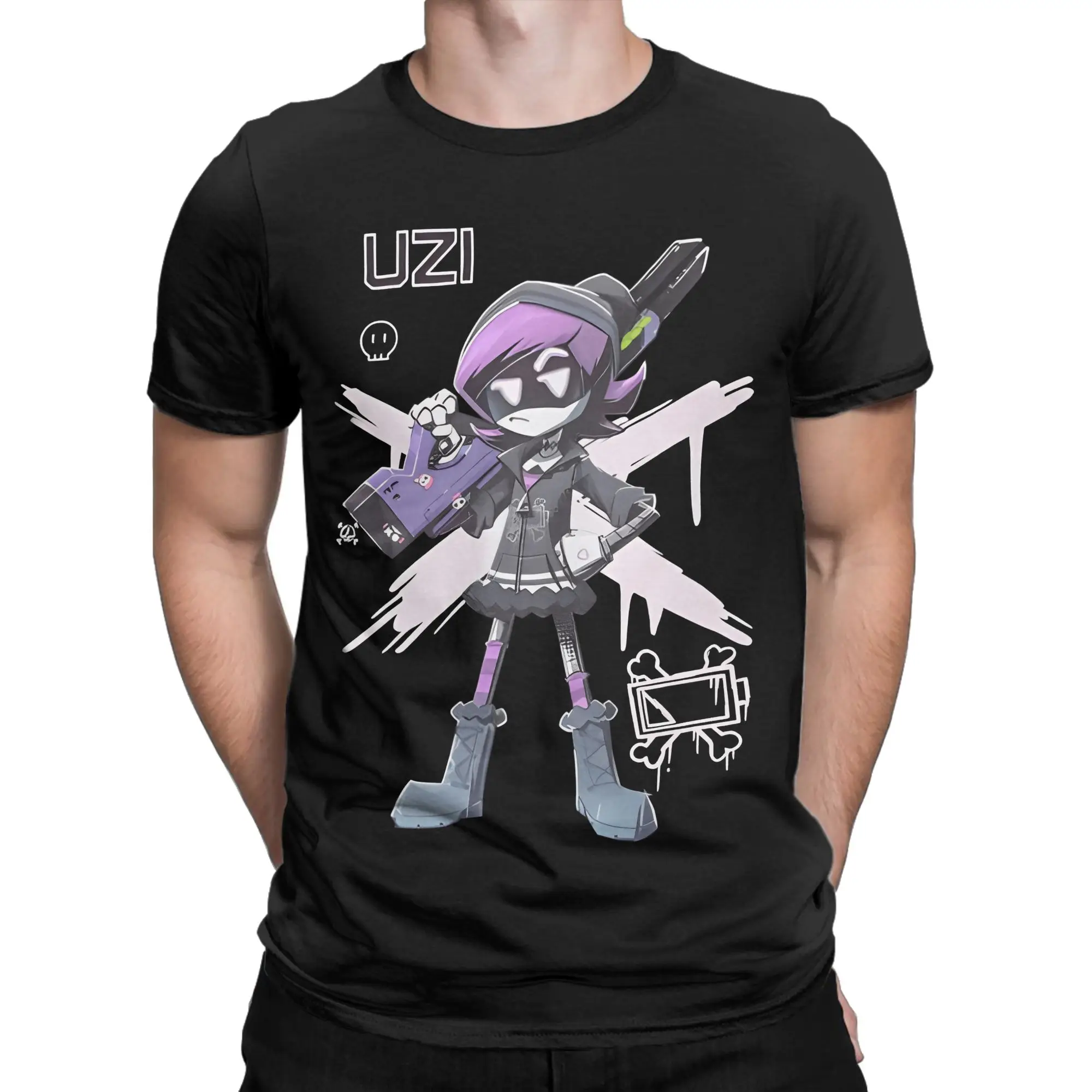 Murder Drones Men's Funny Cotton Crewneck T-Shirt Gift Idea