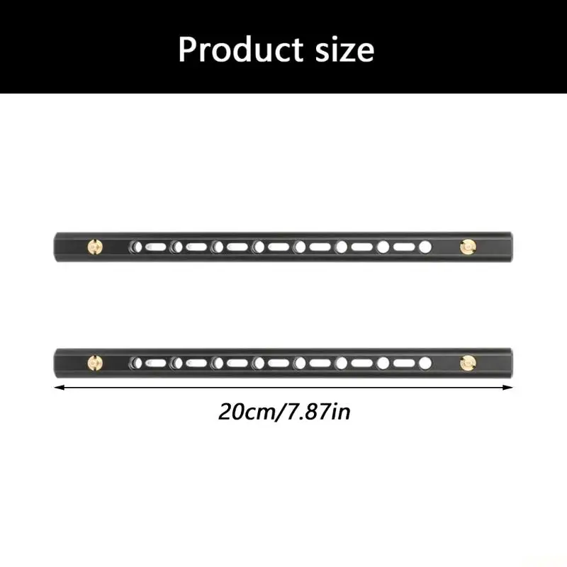 B03F 20CM 알루미늄 DSLR 카메라 장비 15mm 치즈 로드 브래킷 조명용 1/4인치