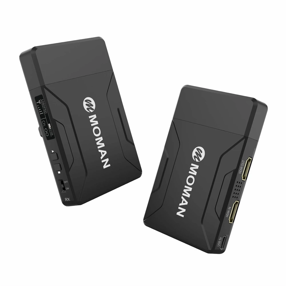

Moman Matrix 600 HDMI Wireless Video Transmission System Image Transmitter Receiver Low-laten Live Streaming Kit for youtube