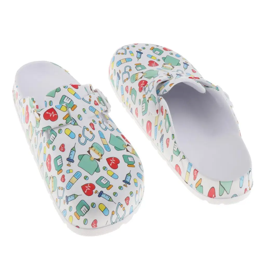 Women`s Nursing Shoes Waterproof Resistant Clogs Outdoor Slippers - 38 39