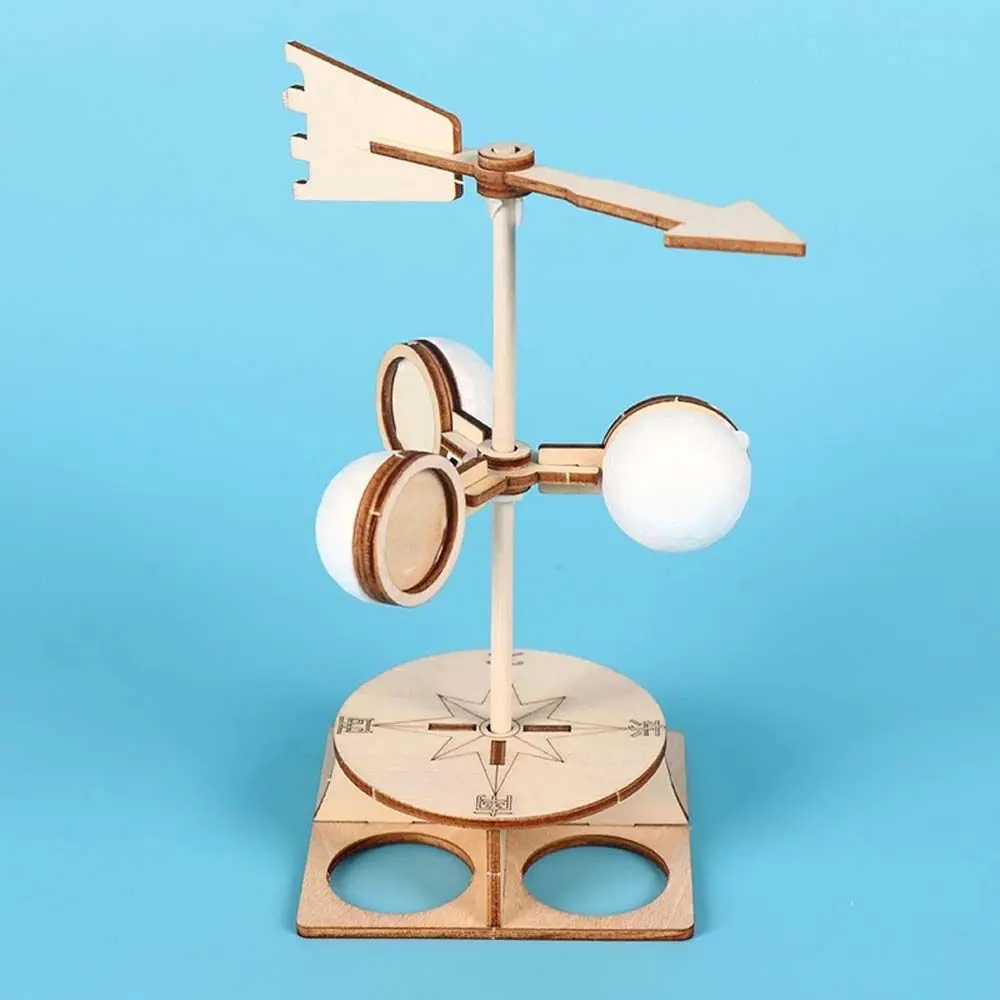 

Practical Ability Direction Experiment School Educational Toys Students Wind Vane Model Kit Science Toys Wooden DIY Wind Vane