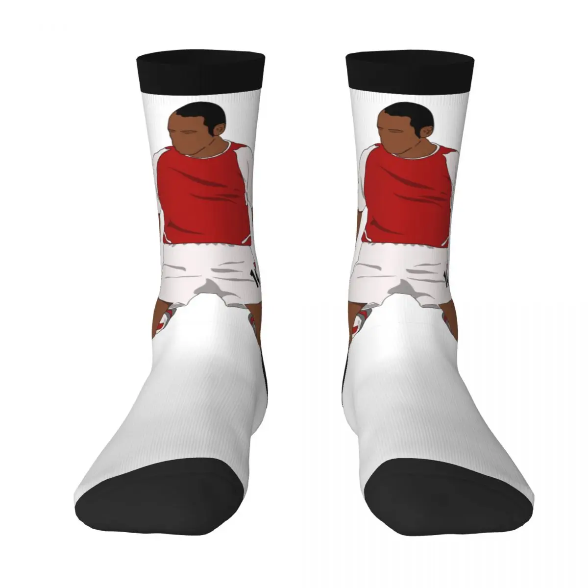 

France 5 Thierrys And Henrys Socks Vintage The Best Buy Humor Graphic Color contrast Infantry pack Elastic Stockings