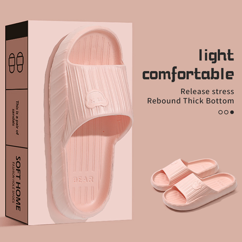 Summer home slippers for women, anti slip for men and women, shower room EVA material for hospitality slippers