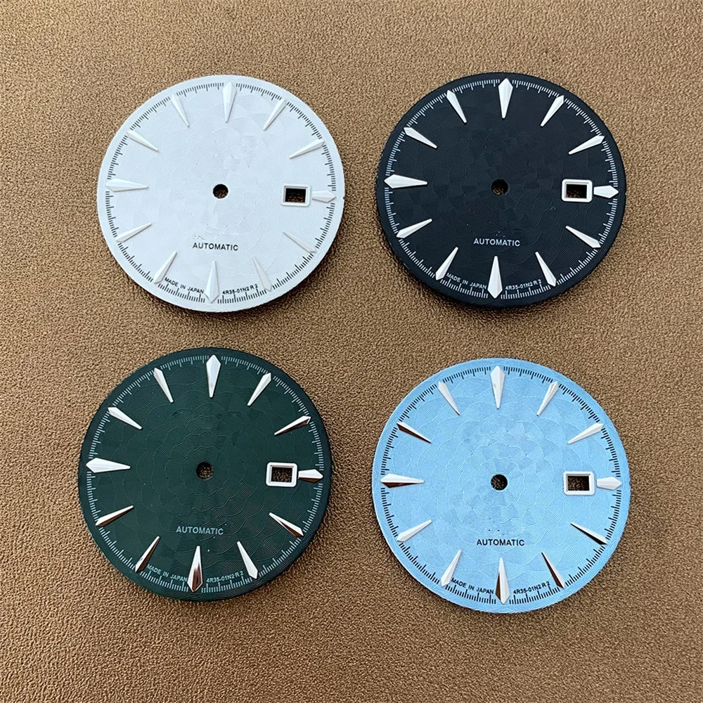 Watch Accessories 35mm With Japanese Nh35 Movement Dial Watch Parts For