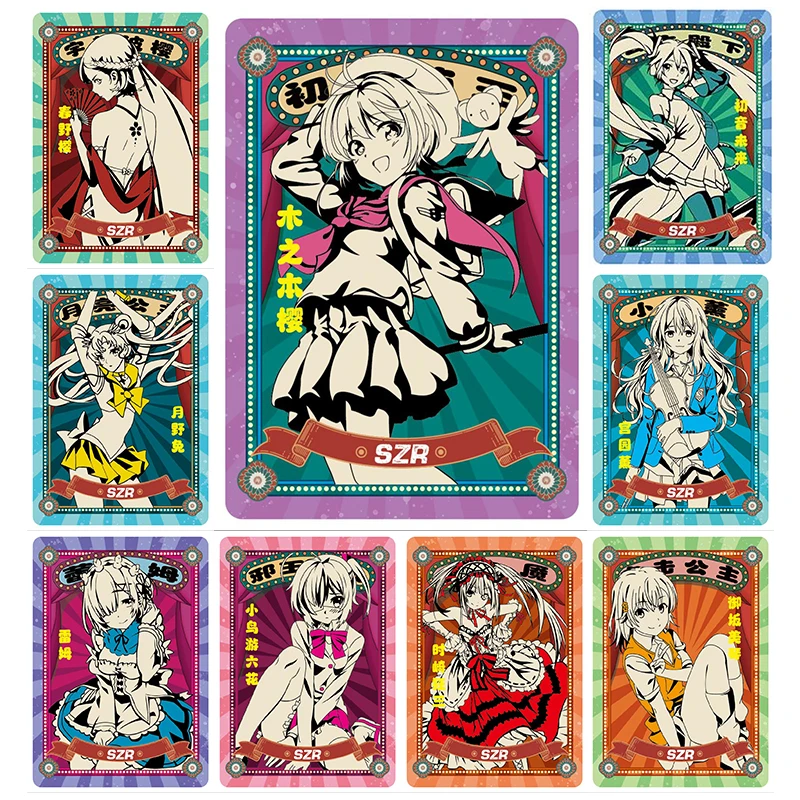 

Anime Goddess Story Rare SZR Reflections Flash Cards Misaka Mikoto Miyazono Kaori Toys for boys Collectible Cards Birthday Gifts