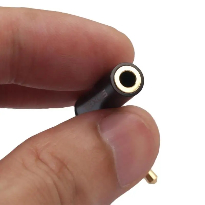 New 3.5mm Male-to-female 90 Degree Turn Headphone Microphone Audio Adapter Suitable for Android phone PC xlr Connector