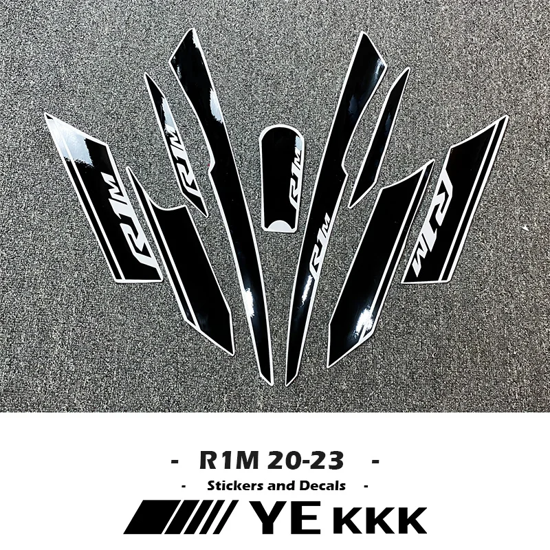 R1M Version For YAMAHA R1M R1-M 2020 2021 2022 2023 Full Vehicle Fairing Shell Decal Sticker New Full Car Decal Custom Line haylou gt1 2022 version настоящие беспроводные наушники