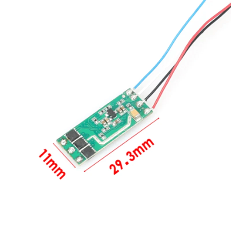 DC Motor Driver DC Motor Speed Controller Mini 2S 7A-15A Brushless Motor Driver Board Aircraft Model Brushless Electric Regulator Module