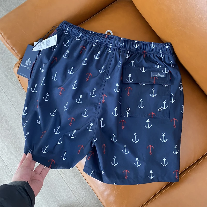 Mens Swim Trunks Fishing Shorts Quick Dry Swim Shorts with Mesh Lining Mens Trunks Beach Hiking Casual