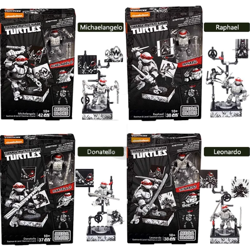 

4pcs Teenage Mutant Ninja Turtles Combat Collectors 90's Movie Classic Michaelangelo Raphael Leonardo Donatello Figure Toy Model