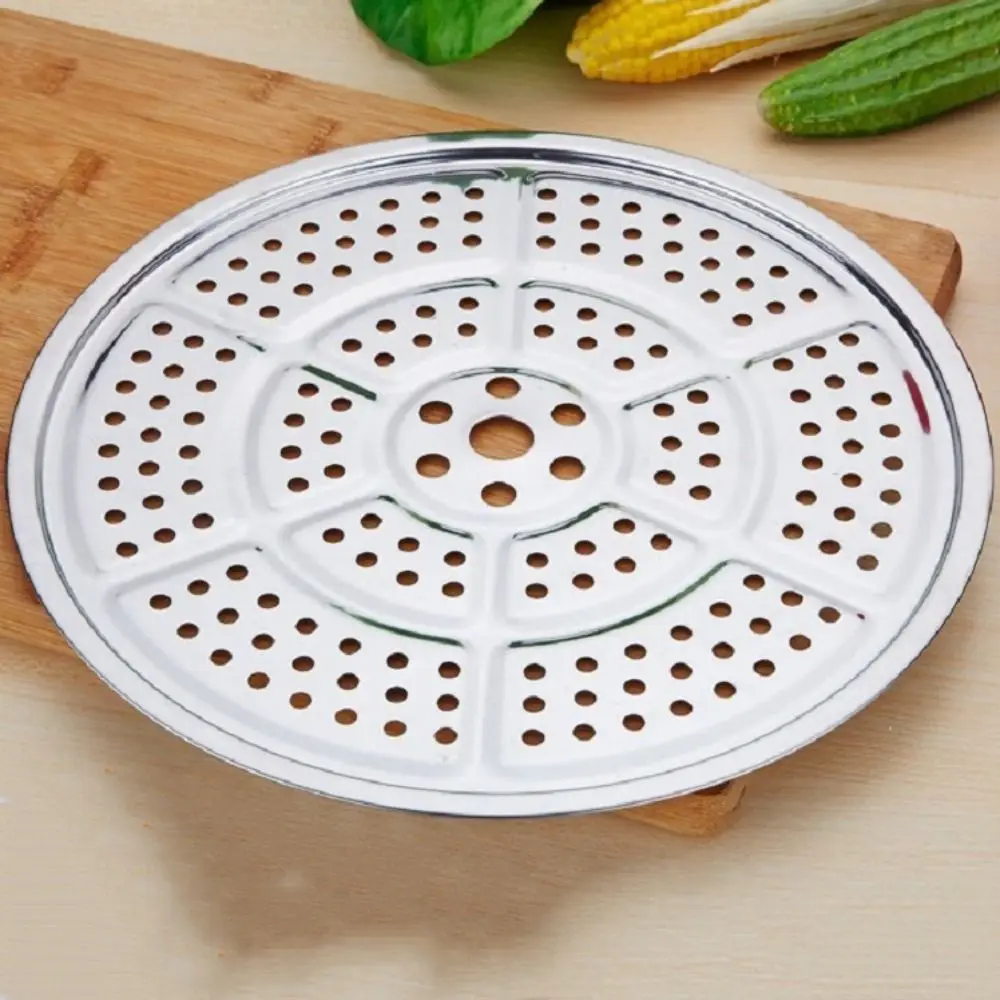 Round Stainless Steel Steamer Rack Household Rustproof Classic Steamer Tray Pressure Cooker Canner Rack Bread