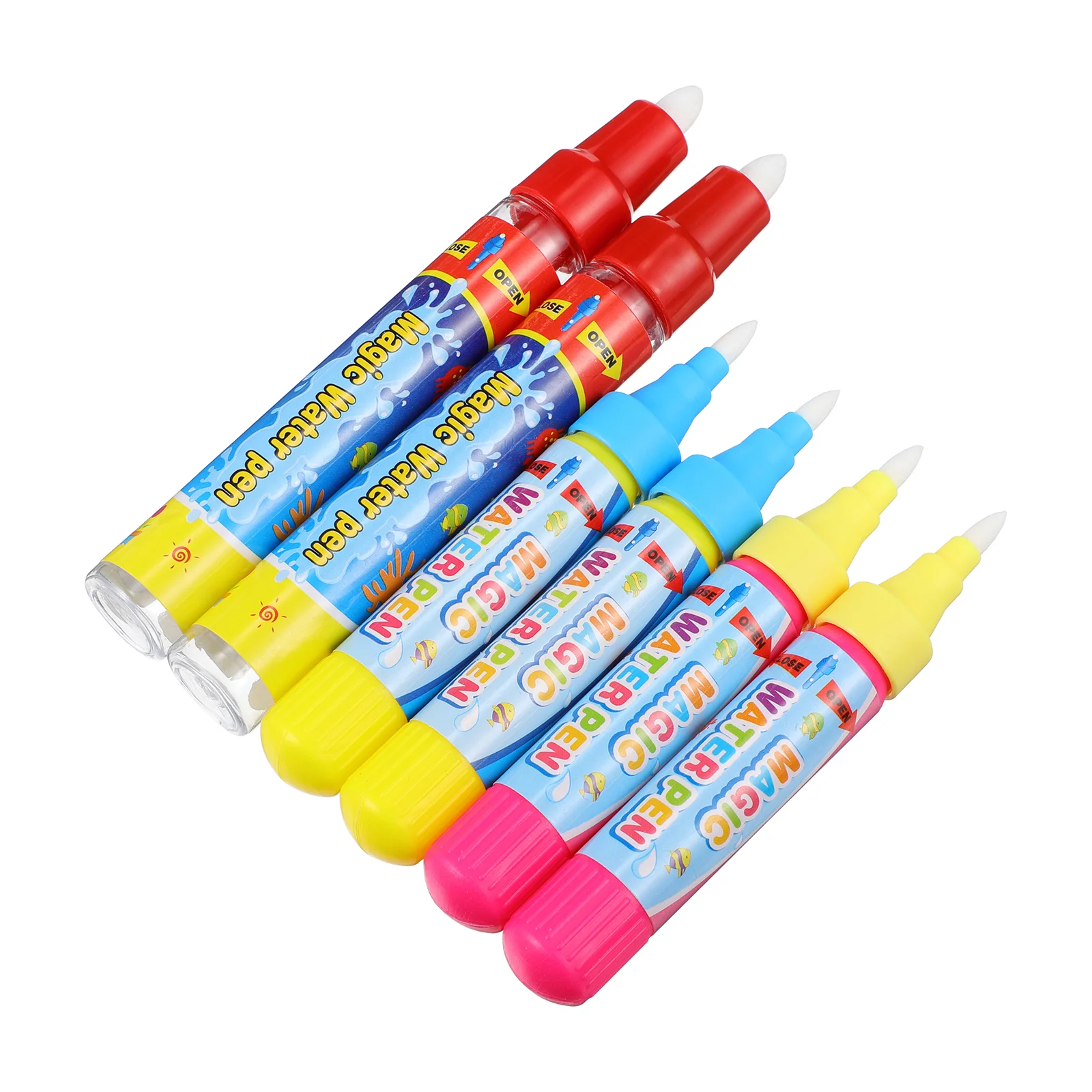 

HEALLILY 6pcs Water Doodle Pens Aqua Drawing Doodle Pens Replacement Water Pens for Doodle Mat