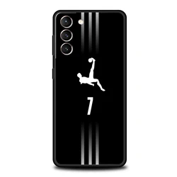 Football Number Shockproof TPU Phone Case - samsung m31 (A1)