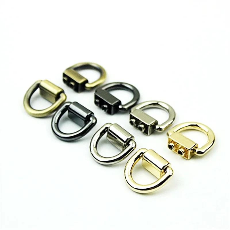 50Pcs 16MM D Ring Bag Side Clip Buckles Screw Handbag Chain Handles  Connector Bag Strap Belt Hanger DIY Hardware Accessories - AliExpress